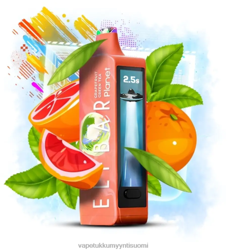 Vape Juice Wholesale - Elf Bar Planet 25 000 greippi vihreää teetä J446V17