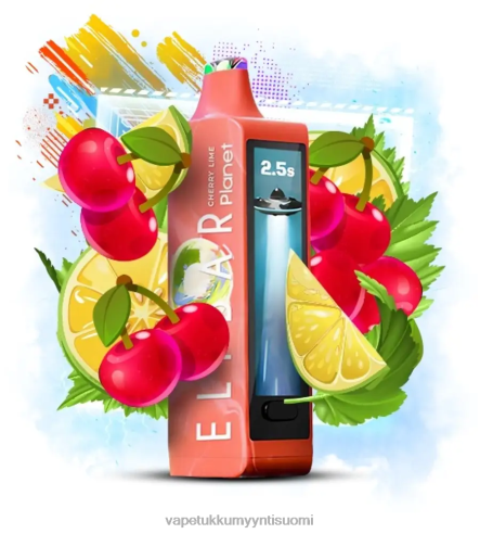 Vape Wholesale Helsinki - Elf Bar Planet 25 000 kirsikka lime J446V23