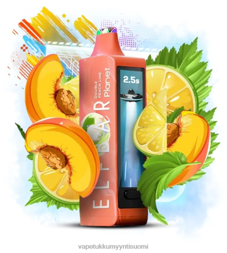Vape Wholesale Suomi - Elf Bar Planet 25 000 kaksinkertainen persikka lime J446V31