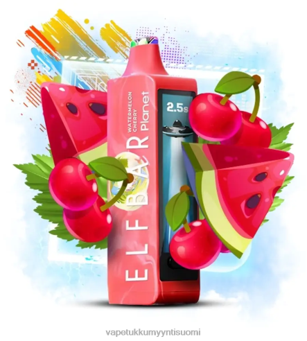 Vape Wholesale Suomi - Elf Bar Planet 25 000 vesimeloni kirsikka J446V21