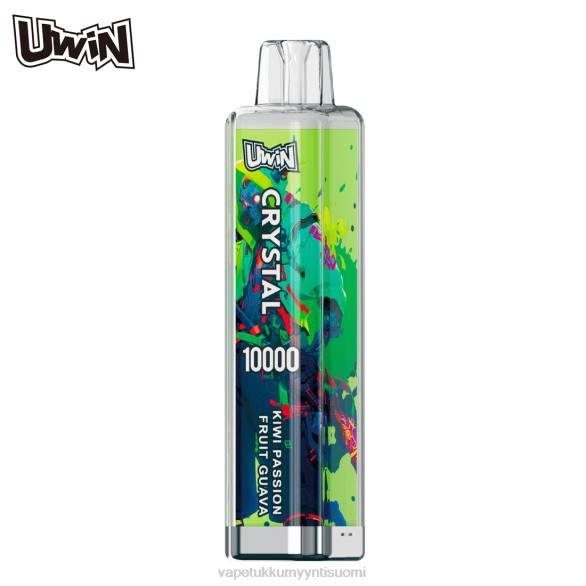 E Liquid Wholesale - UWIN CRYSTAL 10 000 kertakäyttöistä höyryä kiivi passionhedelmä guava FZT48