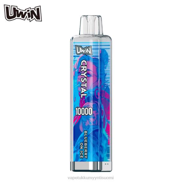 Vape Wholesale Online - UWIN CRYSTAL 10 000 kertakäyttöistä höyryä mustikka jäällä FZT44