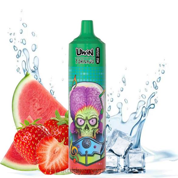 E Liquid Wholesale - UWIN CRYSTAL 35k kertakäyttöinen vape mansikka vesimeloni FZT418