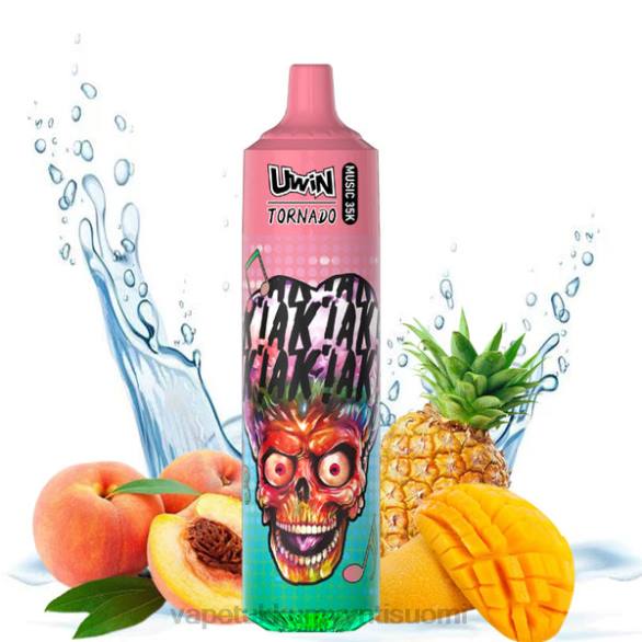 Elux Vape Juice Wholesale - UWIN CRYSTAL 35k kertakäyttöinen vape persikka mango ananas FZT425