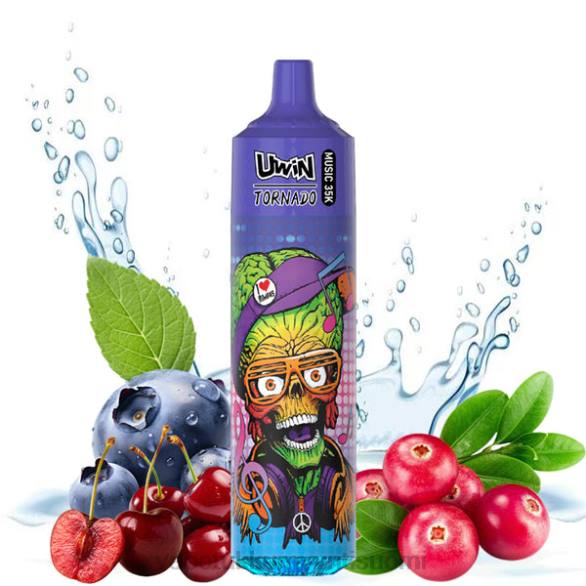 Vape Juice Bottles Wholesale - UWIN CRYSTAL 35k kertakäyttöinen vape mustikka kirsikka karpalo FZT426