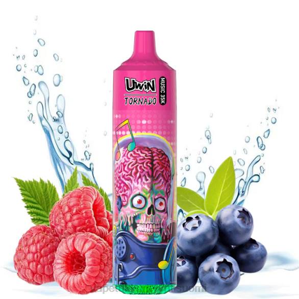 Vape Juice Bottles Wholesale - UWIN CRYSTAL 35k kertakäyttöinen vape mustikka vadelma FZT416