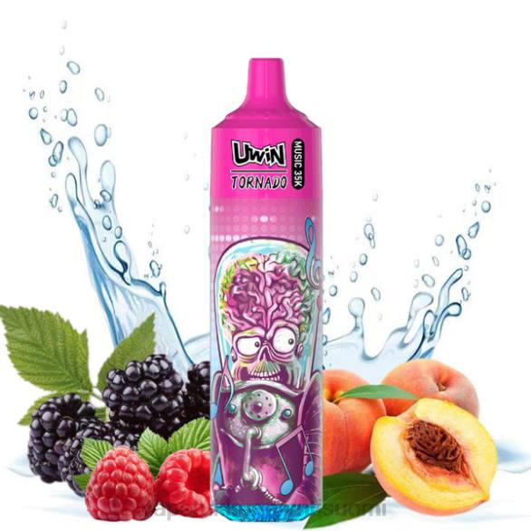 Vape Juice Wholesale - UWIN CRYSTAL 35k kertakäyttöinen vape persikka marja FZT427