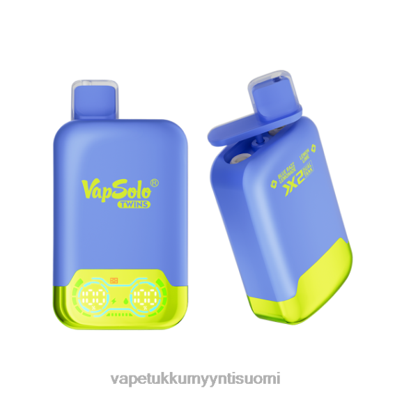 Höyrystää Vape - Vapsolo TWINS kertakäyttöinen vape blue razz -limonadi ja sitruunalimetti 6DJ06120