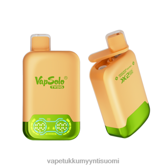 Vape Wholesale Online - Vapsolo TWINS kertakäyttöinen vape oranssi mango vesimeloni ja punahärkä 6DJ06124