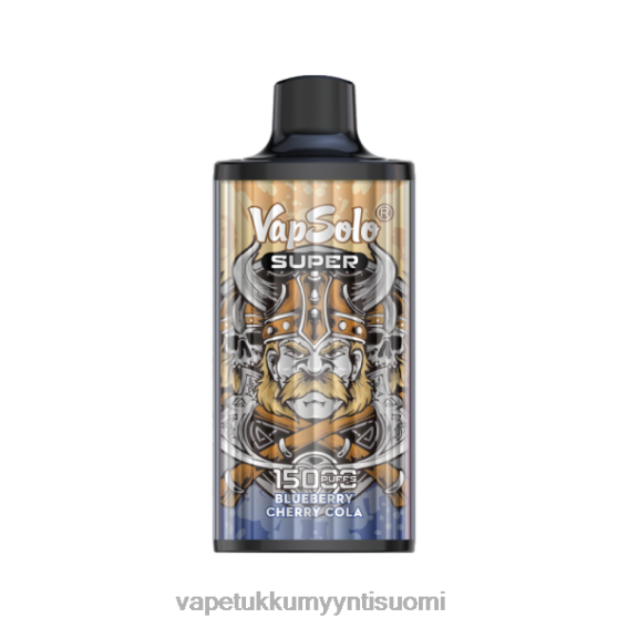 Vape Coil Wholesale - Vapsolo SUPER kertakäyttöinen vape mustikka kirsikka cola 6DJ06109