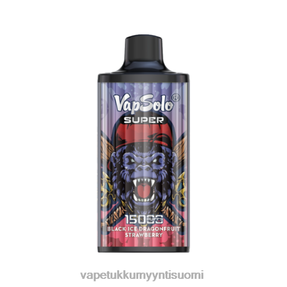 Vape Juice Wholesale - Vapsolo SUPER kertakäyttöinen vape mustajää drangofruit mansikka 6DJ06107