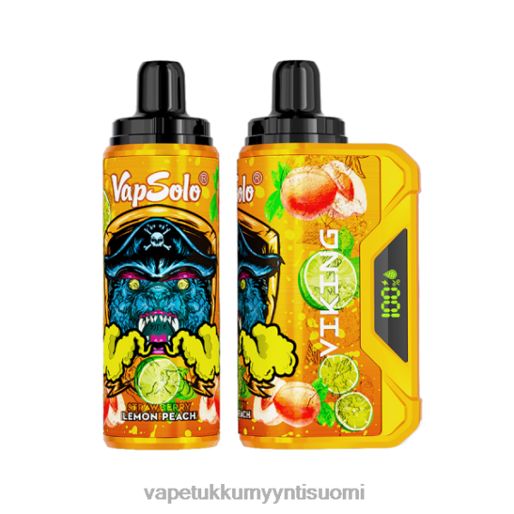 Elux Vape Juice Wholesale - Vapsolo VIKING kertakäyttöinen vape sitruuna persikka 6DJ06135