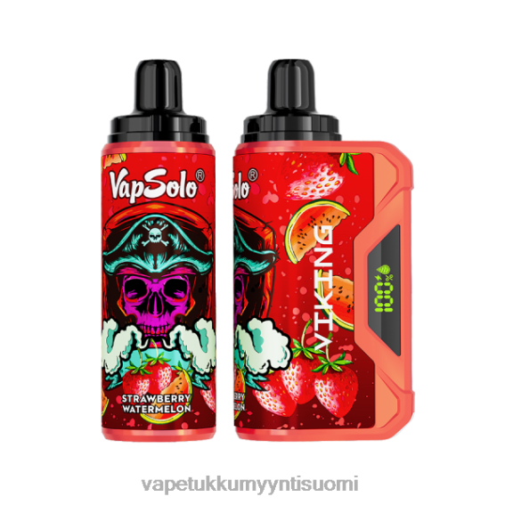 Höyrystää Vape - Vapsolo VIKING kertakäyttöinen vape mansikka vesimeloni 6DJ06140