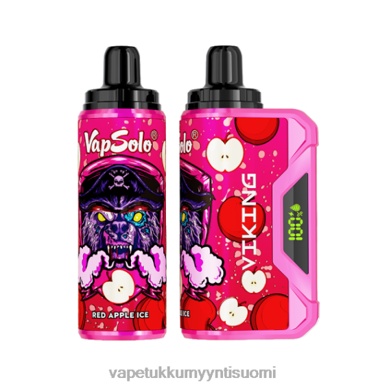 Vape Juice Bottles Wholesale - Vapsolo VIKING kertakäyttöinen vape punaisen omenan jäätä 6DJ06136