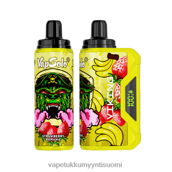 Vape Juice Wholesale - Vapsolo VIKING kertakäyttöinen vape mansikka banaani 6DJ06137