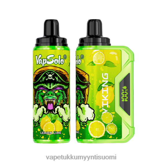 Vape Wholesale Online - Vapsolo VIKING kertakäyttöinen vape sitruuna lime 6DJ06134