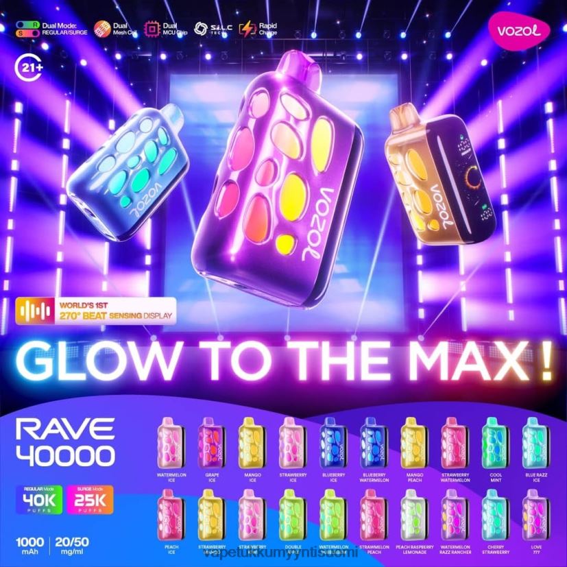 Vozol Rave 40000 2Z84801 Vape Wholesale Suomi