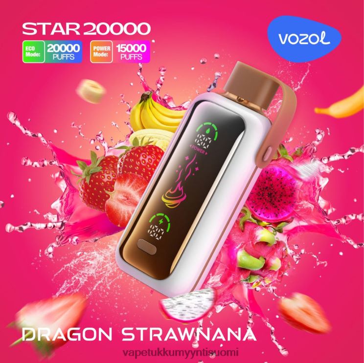 VOZOL STAR 20 000 lohikäärme strawnana 828BFJ8 | E Liquid Wholesale