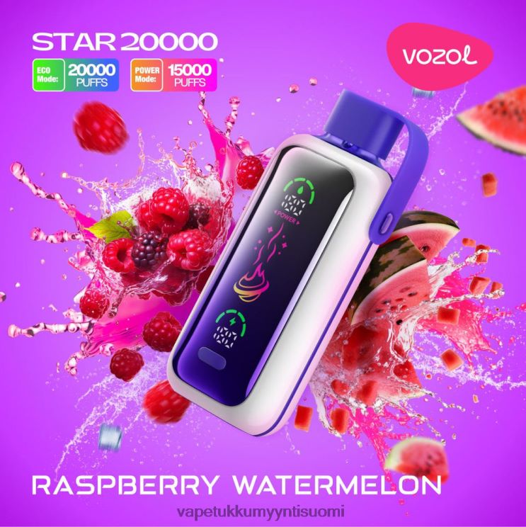 VOZOL STAR 20 000 vadelma vesimeloni 828BFJ19 | Vape Coil Wholesale