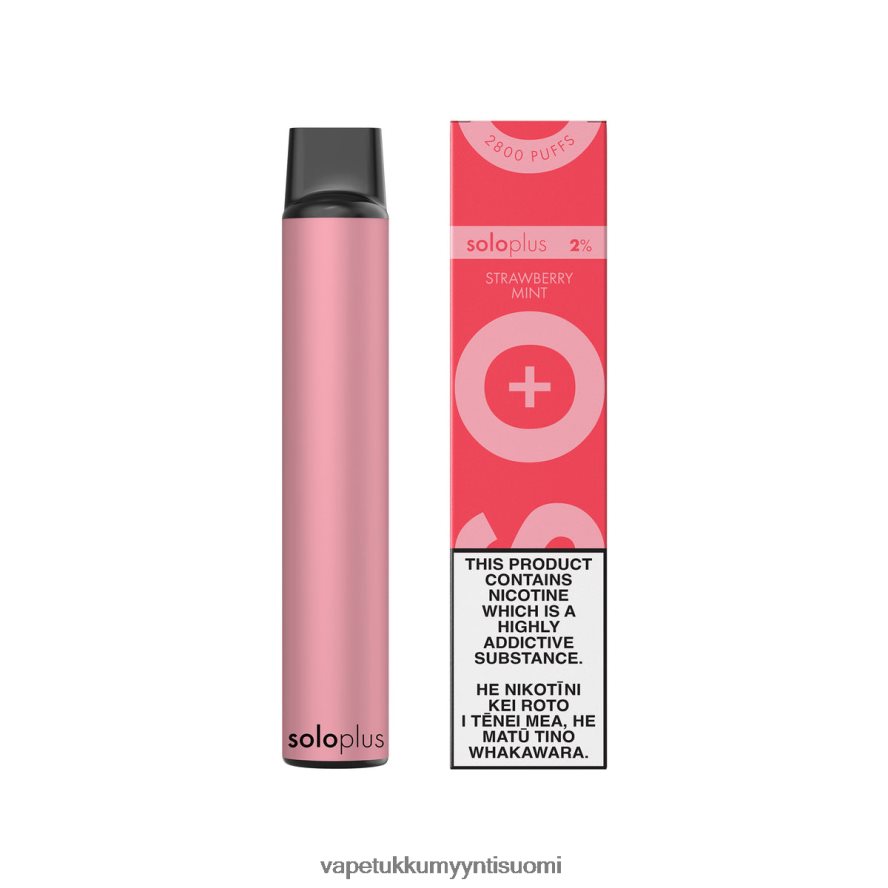 E Liquid Wholesale - Solo Plus kertakäyttöinen vape mansikka minttu R00B4D26