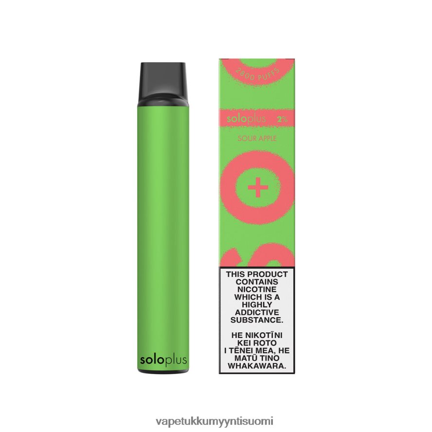 Vape Wholesale Helsinki - Solo Plus kertakäyttöinen vape hapan omena R00B4D30