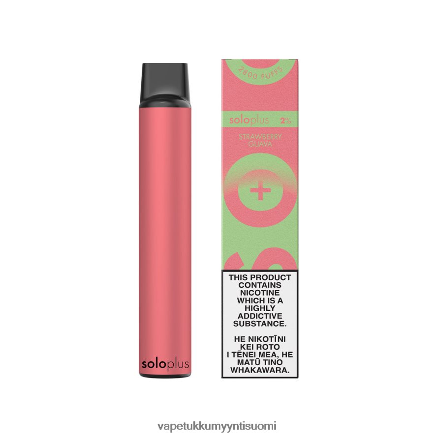 Vape Wholesale Suomi - Solo Plus kertakäyttöinen vape paradise -kokoelma mansikka guava R00B4D37