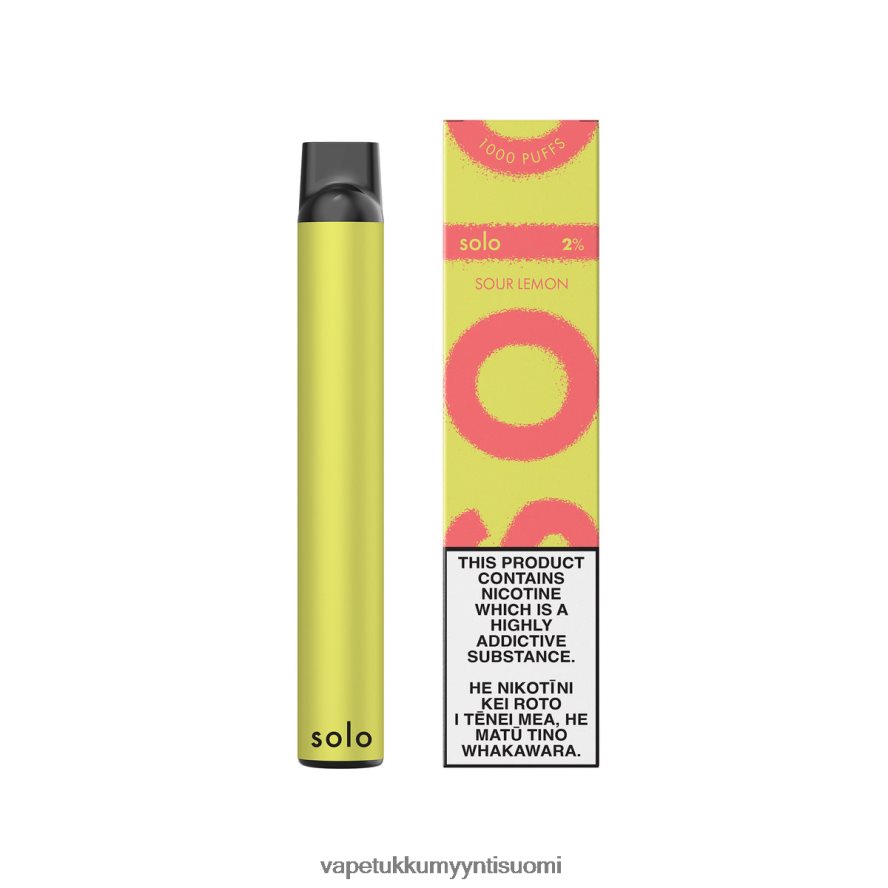 Vape Wholesale Helsinki - Solo kertakäyttöinen vape hapan sitruuna R00B4D12