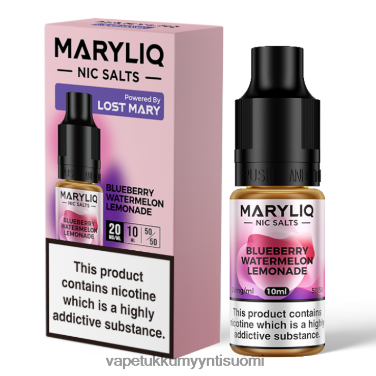 vape tukkumyynti suomi 662RF442 mustikka vesimeloni limonadi LOST MARY MARYLIQ nikkelisuolat - 10 ml - 20 mg