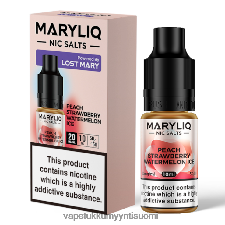 vape wholesale suomi 662RF451 persikka mansikka vesimeloni jää LOST MARY MARYLIQ nikkelisuolat - 10 ml - 20 mg