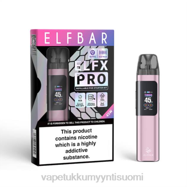 ELFBAR ELFX Pro Avaa POD -laite vaaleanpunainen TZ284 Vape Wholesale Suomi
